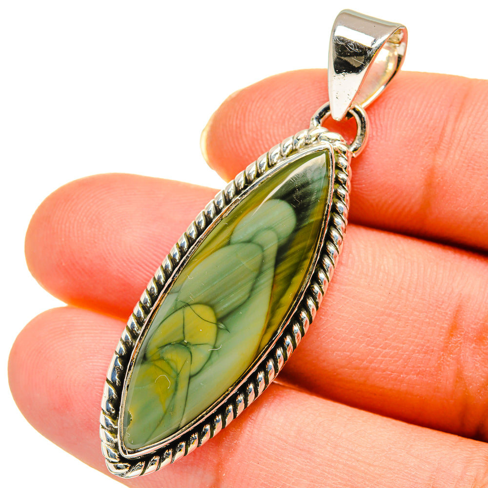 Willow Creek Jasper Pendants handcrafted by Anasilvercos - PD11944