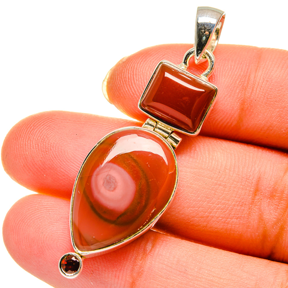 Ocean Jasper Pendants handcrafted by Anasilvercos - PD11960