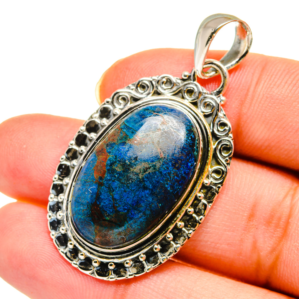 Shattuckite Pendants handcrafted by Anasilvercos - PD11976