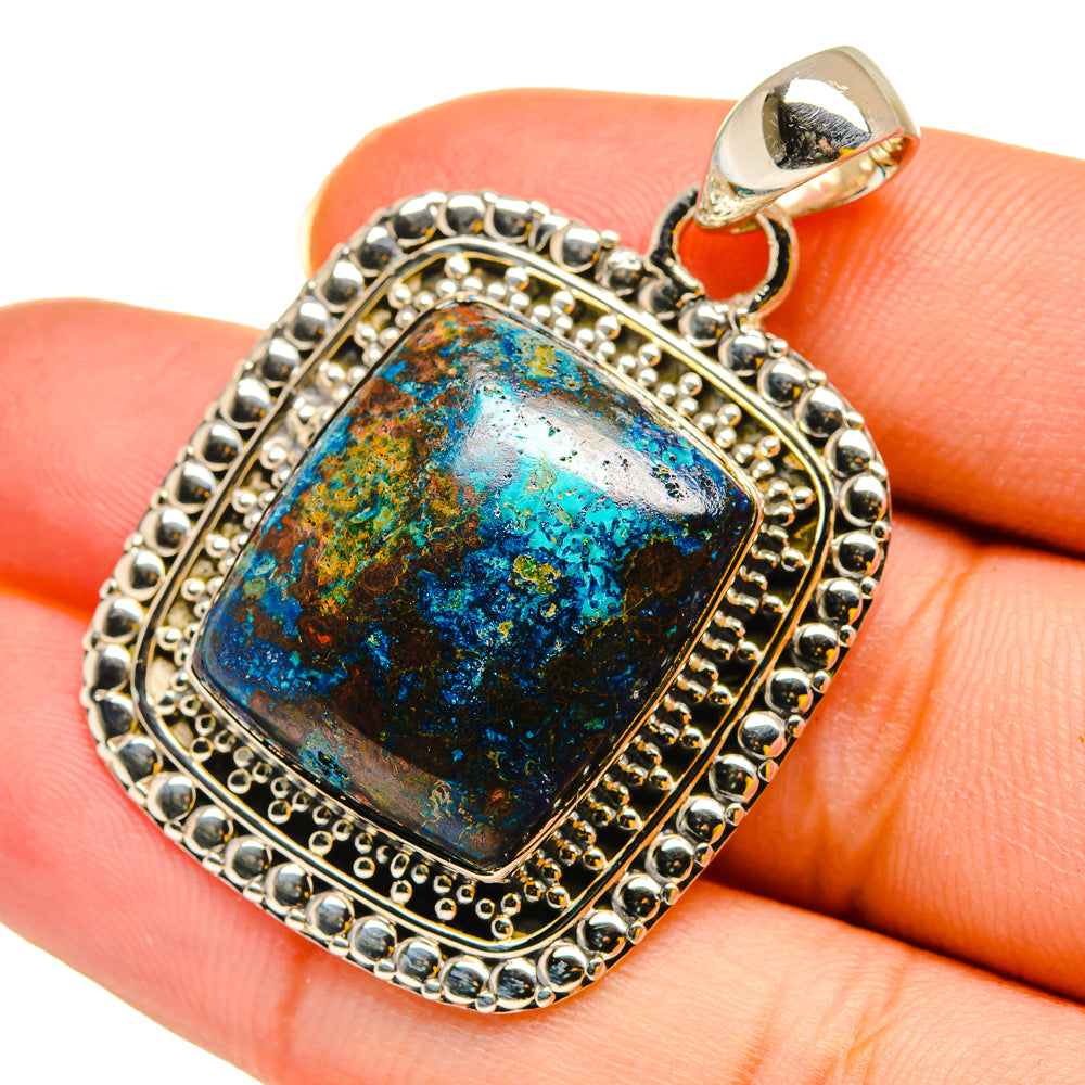 Shattuckite Pendants handcrafted by Anasilvercos - PD11979