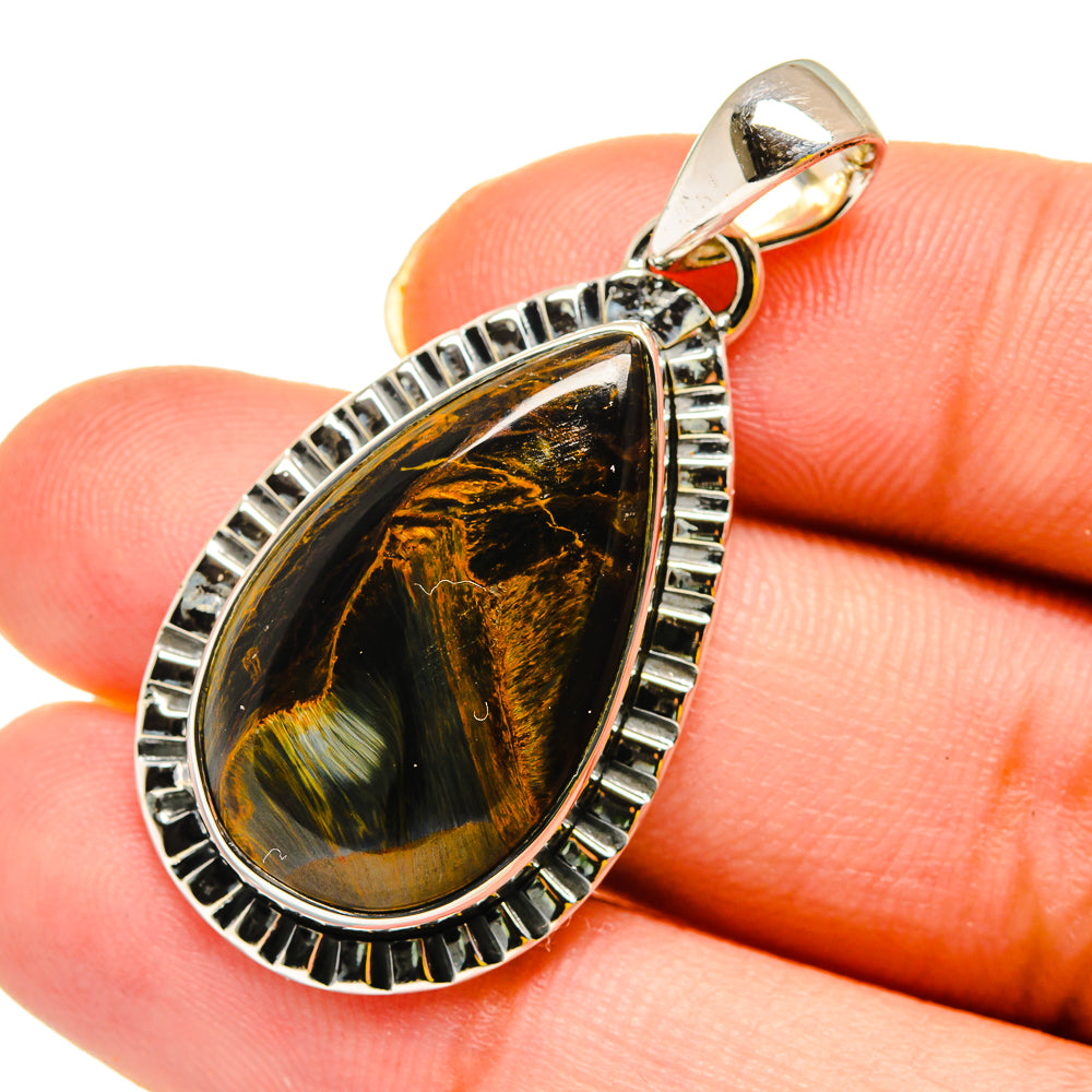 Pietersite Pendants handcrafted by Anasilvercos - PD11995