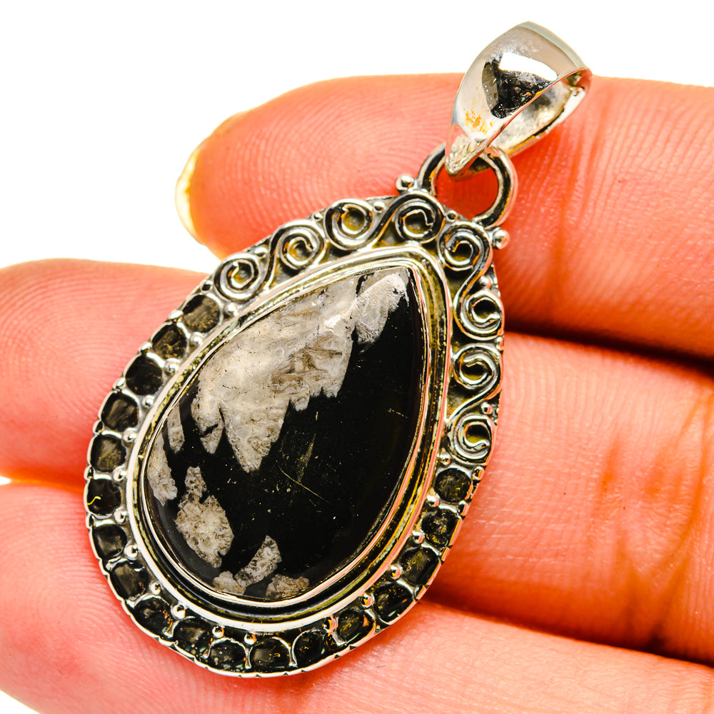 Pinolith Jasper Pendants handcrafted by Anasilvercos - PD12012