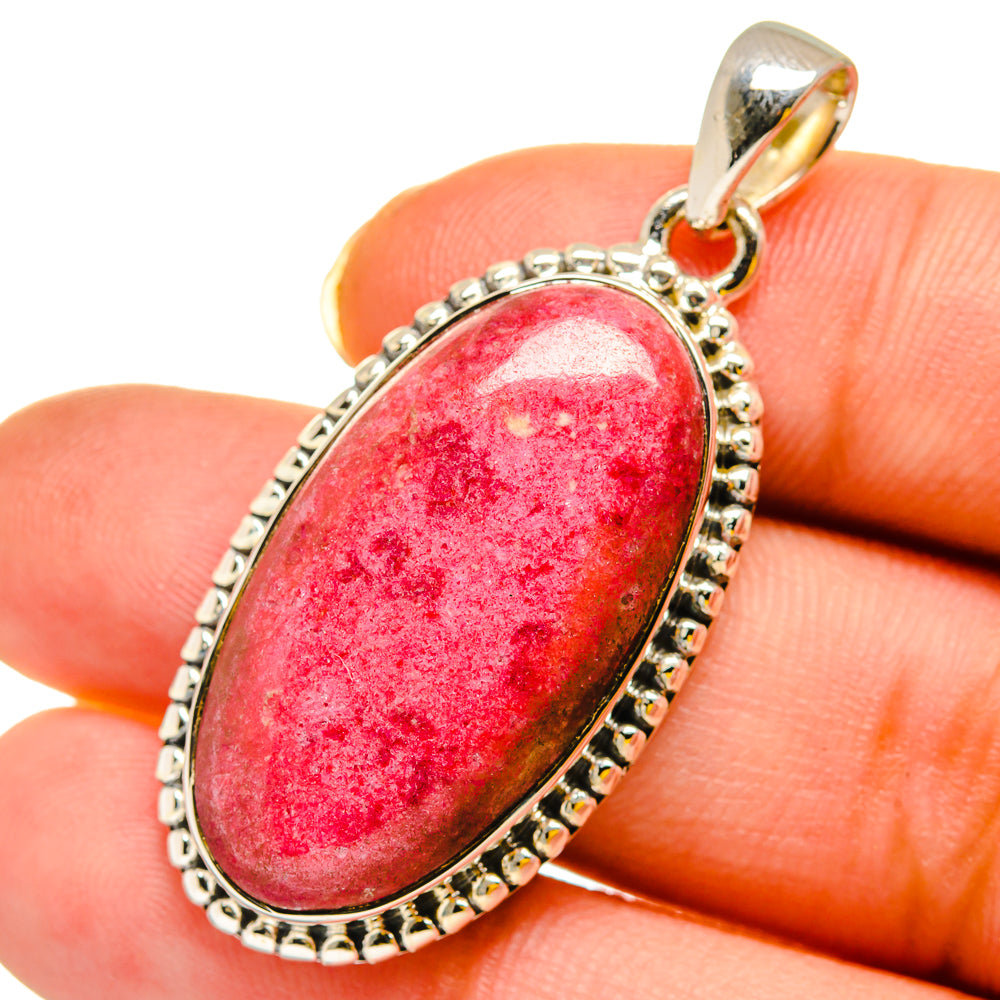 Thulite Pendants handcrafted by Anasilvercos - PD12019