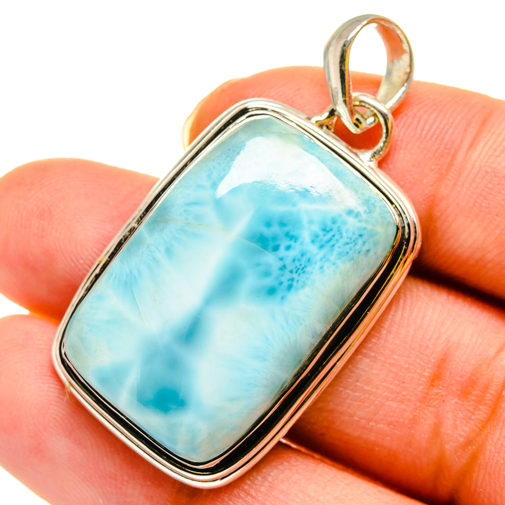 Larimar Pendants handcrafted by Anasilvercos - PD12022