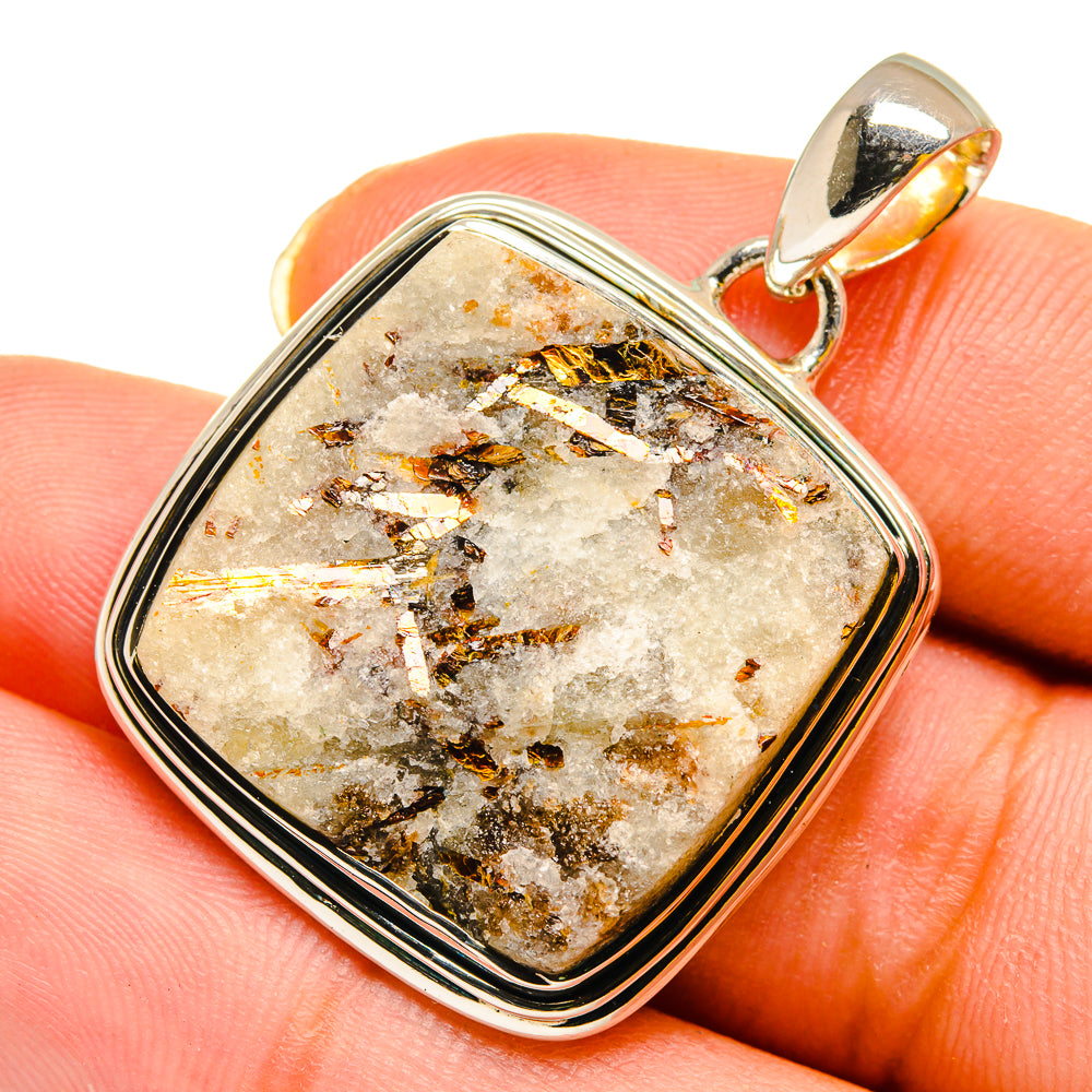 Astrophyllite Pendants handcrafted by Anasilvercos - PD12032