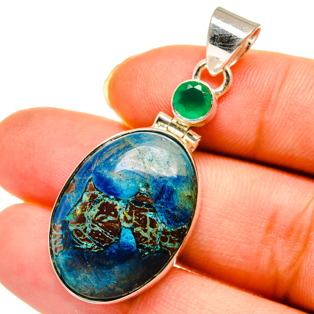 Shattuckite Pendants handcrafted by Anasilvercos - PD12036