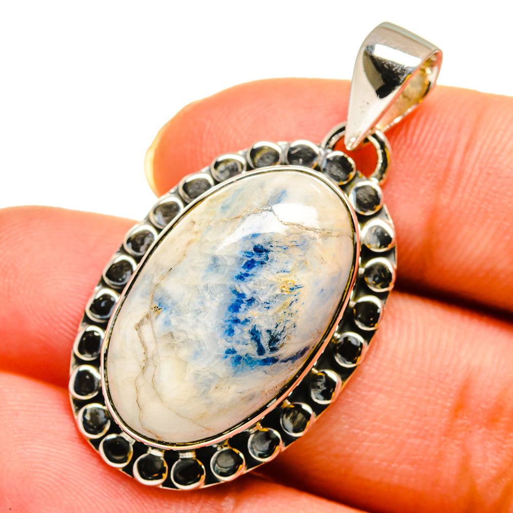 Blue Scheelite Pendants handcrafted by Anasilvercos - PD12043