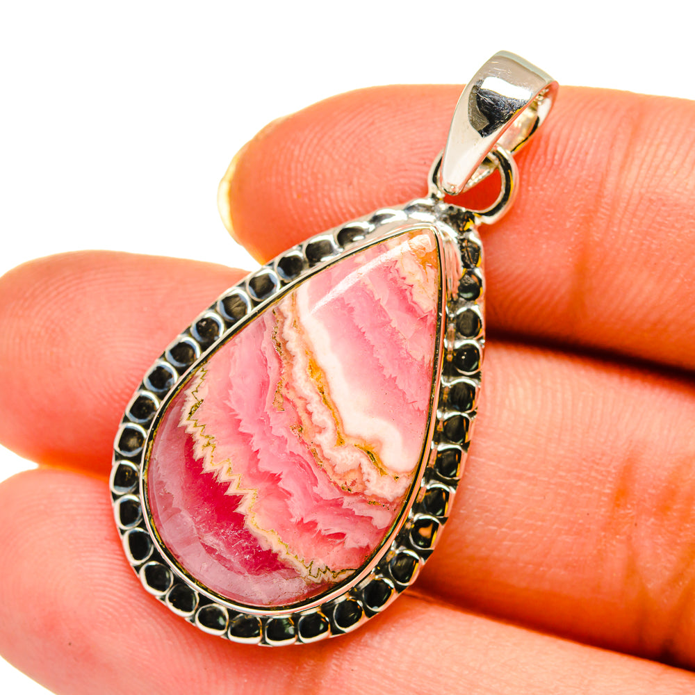 Rhodochrosite Pendants handcrafted by Anasilvercos - PD12056