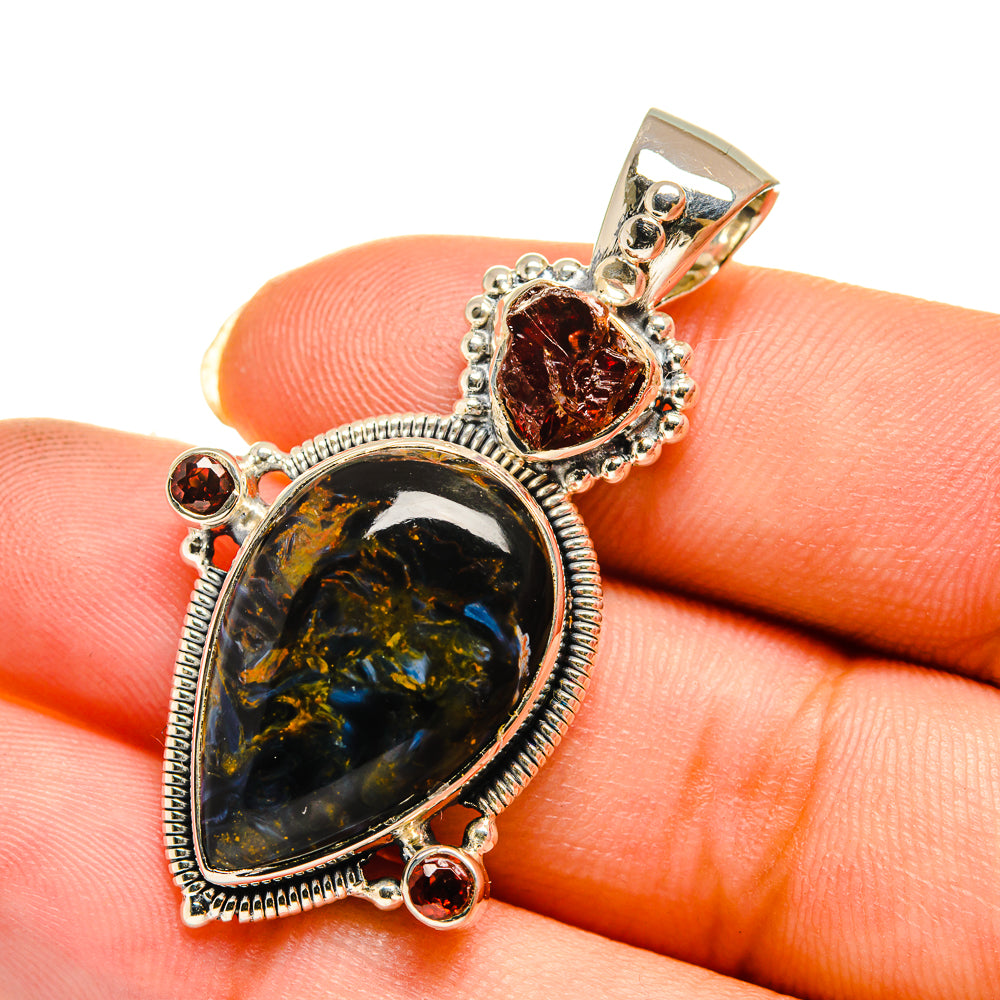 Pietersite Pendants handcrafted by Anasilvercos - PD12110