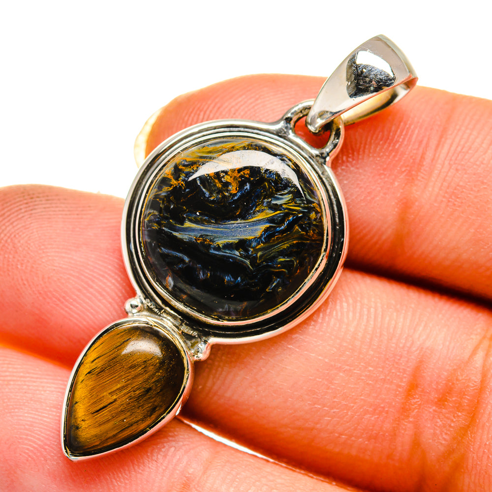 Pietersite Pendants handcrafted by Anasilvercos - PD12112
