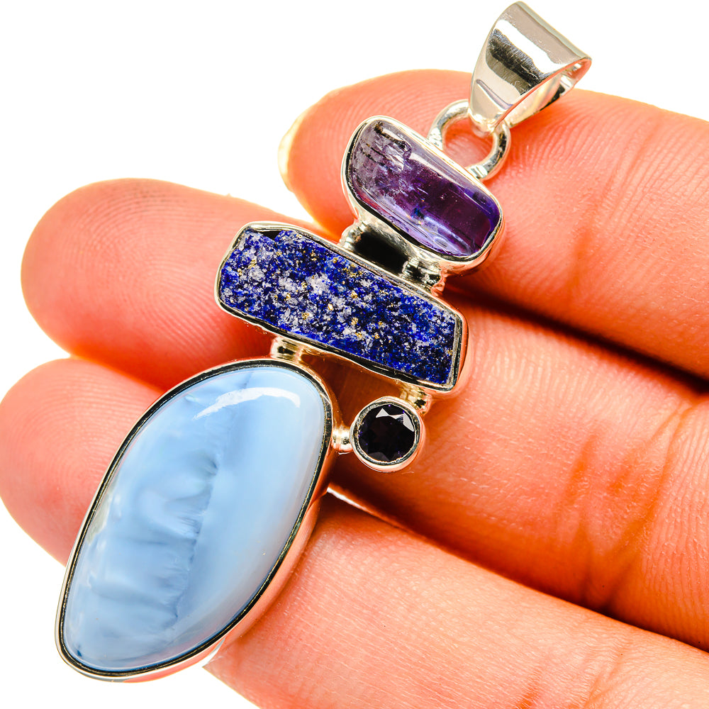 Owyhee Opal Pendants handcrafted by Anasilvercos - PD12115