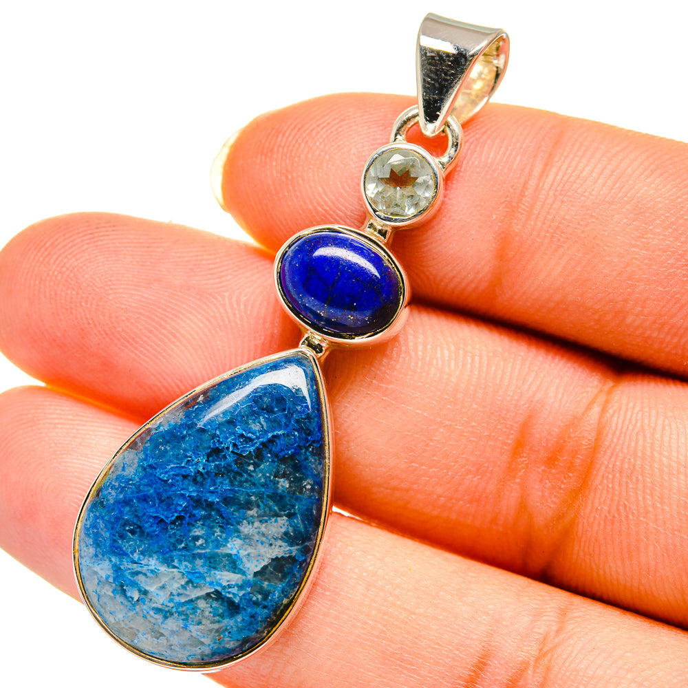 Apatite Pendants handcrafted by Anasilvercos - PD12127