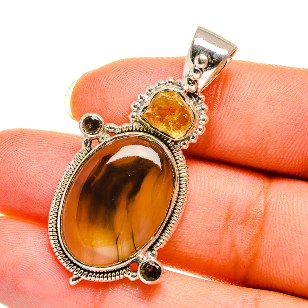 Montana Agate Pendants handcrafted by Anasilvercos - PD12134