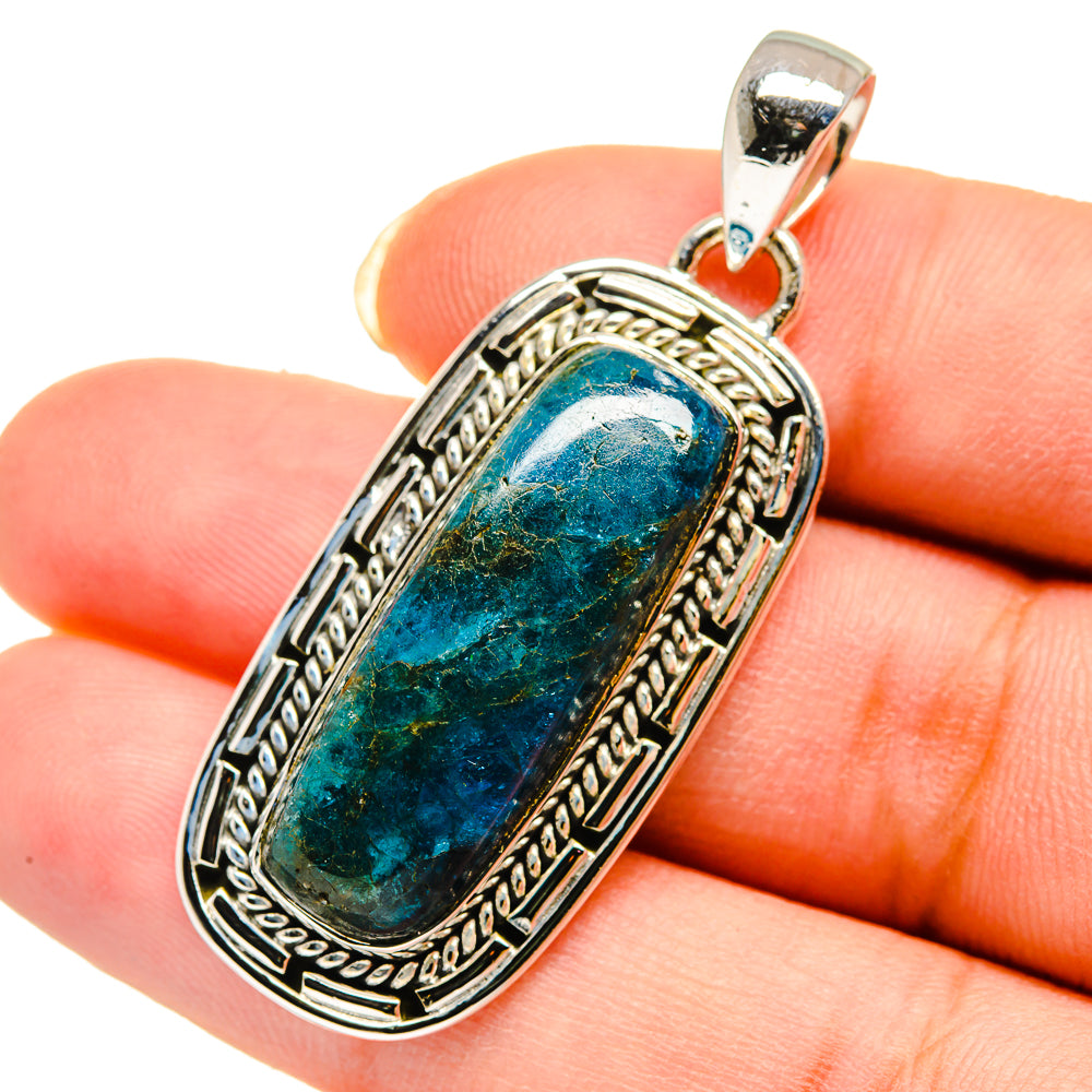 Chrysocolla Pendants handcrafted by Anasilvercos - PD12169