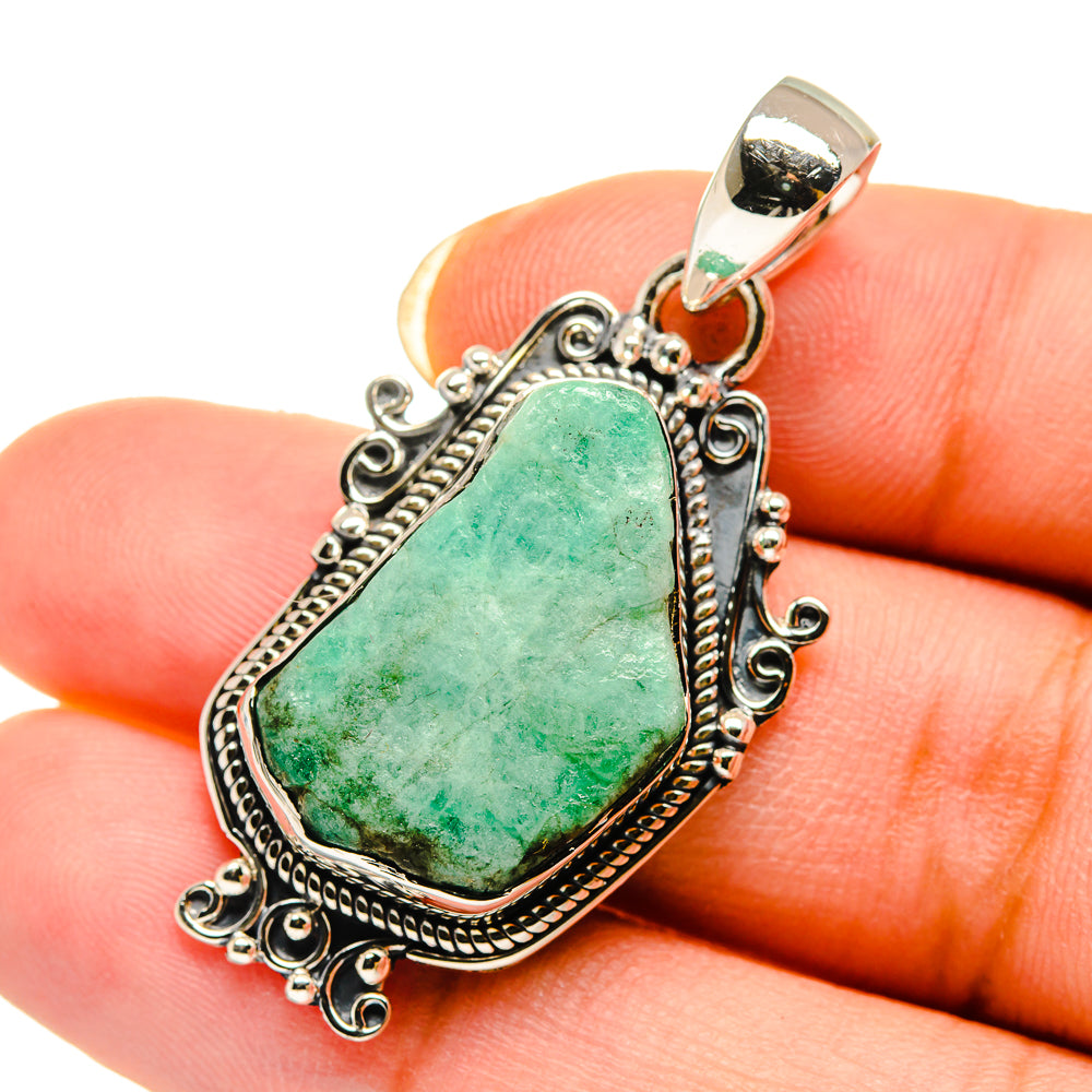 Chrysoprase Pendants handcrafted by Anasilvercos - PD12183
