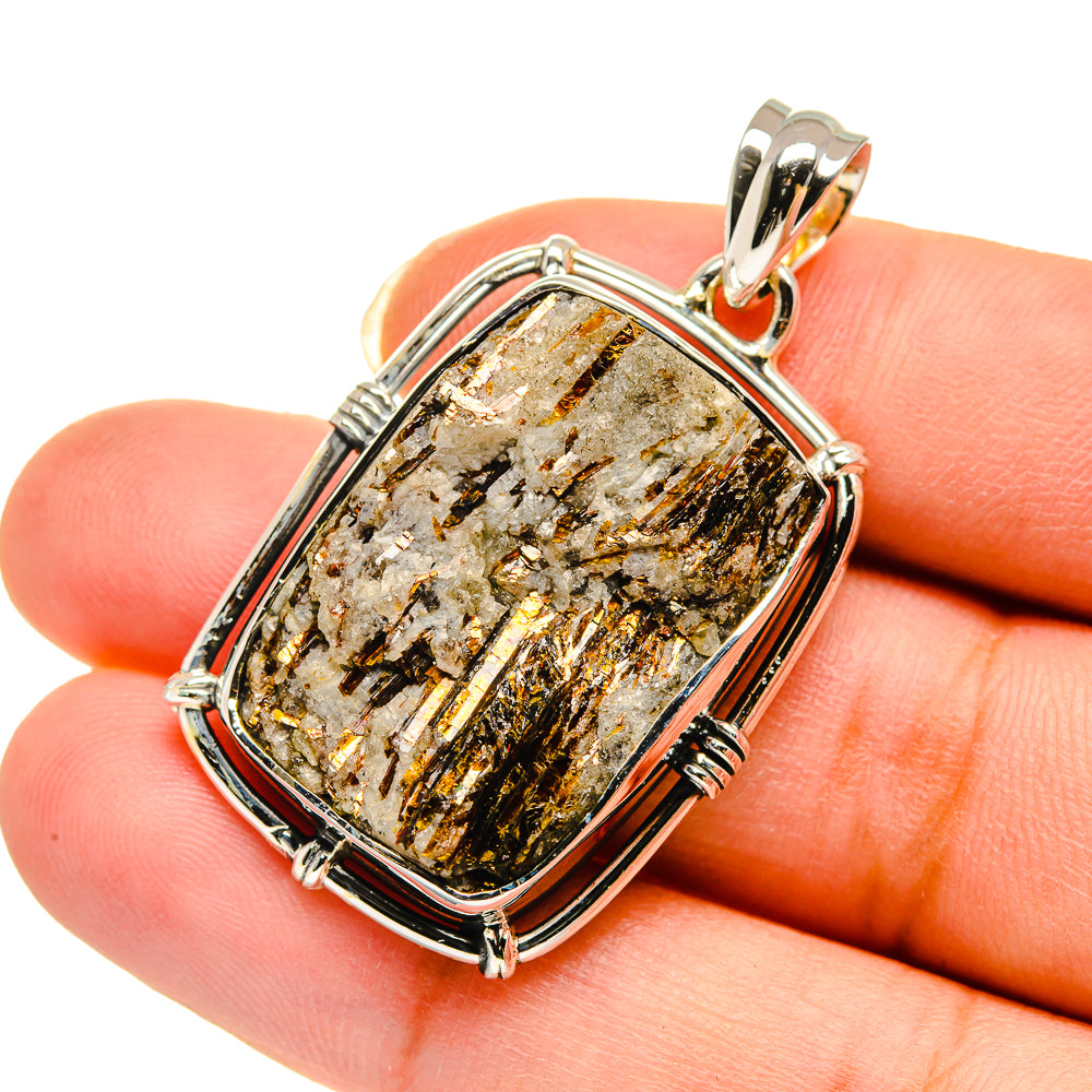 Astrophyllite Pendants handcrafted by Anasilvercos - PD12196