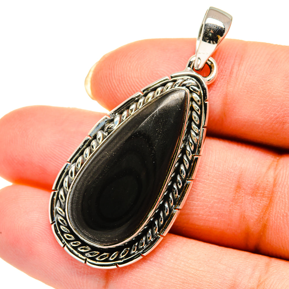 Psilomelane Pendants handcrafted by Anasilvercos - PD12199