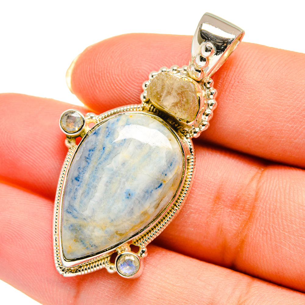 Owyhee Opal Pendants handcrafted by Anasilvercos - PD12223