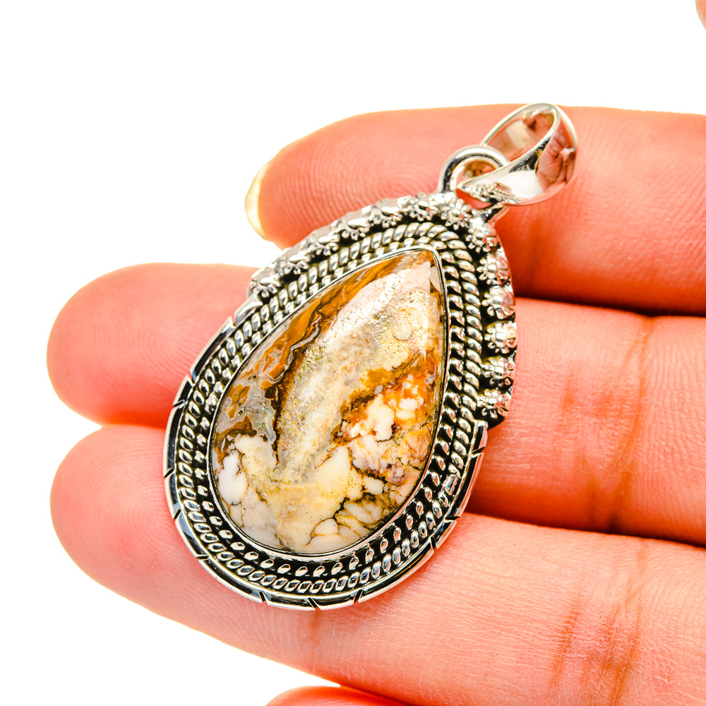 Wild Horse Jasper Pendants handcrafted by Anasilvercos - PD12226