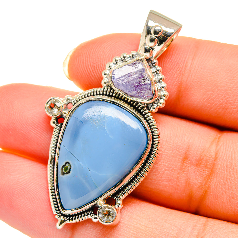 Owyhee Opal Pendants handcrafted by Anasilvercos - PD12233