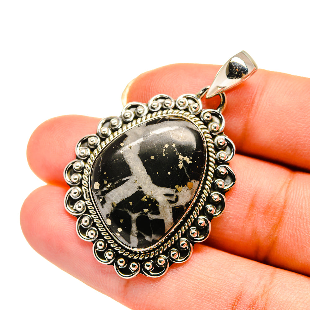 Pinolith Jasper Pendants handcrafted by Anasilvercos - PD12242