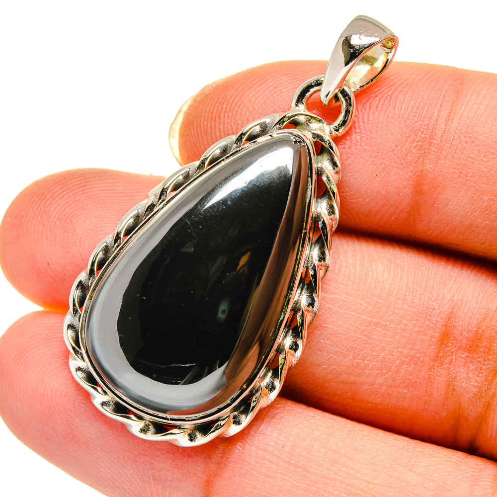 Hematite Pendants handcrafted by Anasilvercos - PD12251