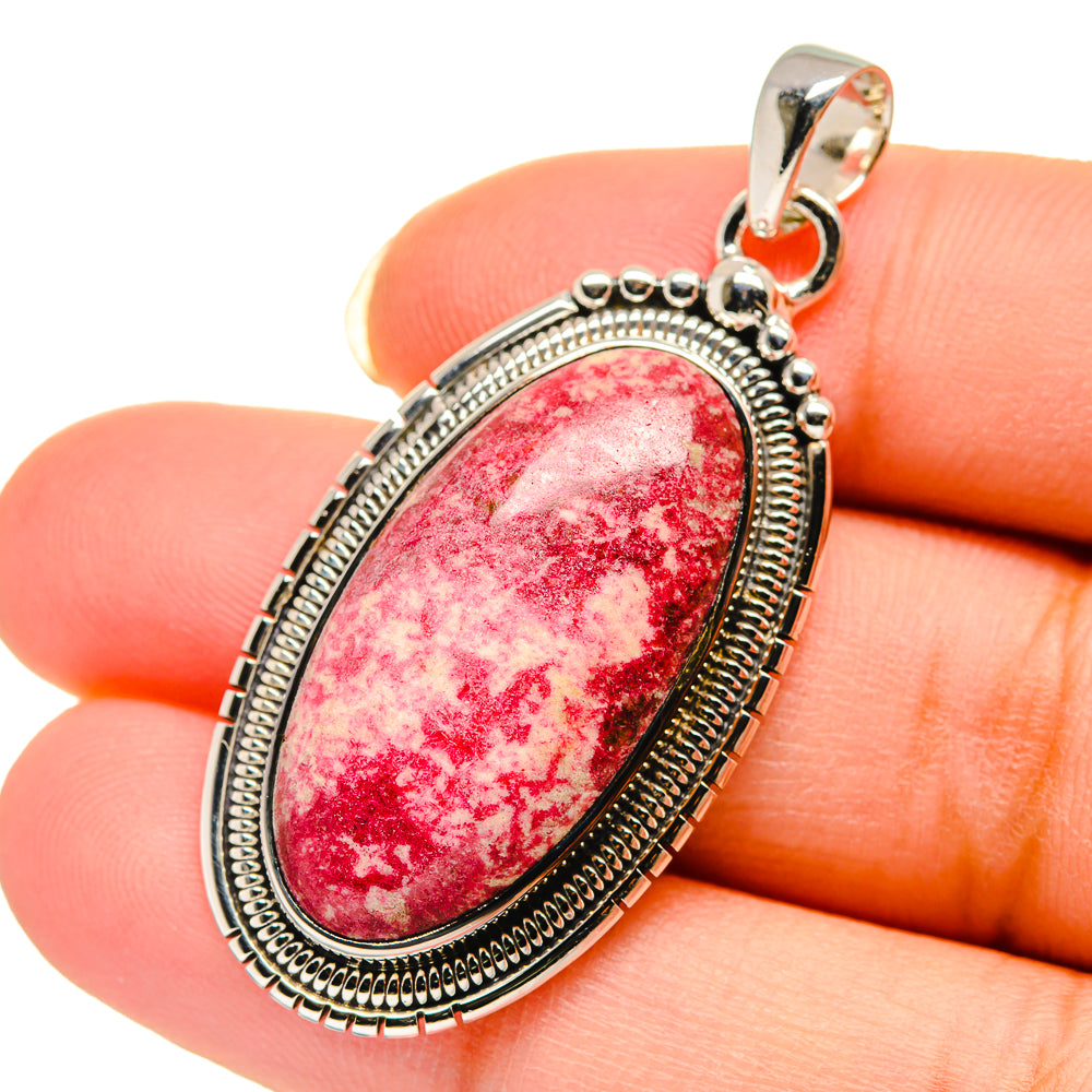 Thulite Pendants handcrafted by Anasilvercos - PD12279