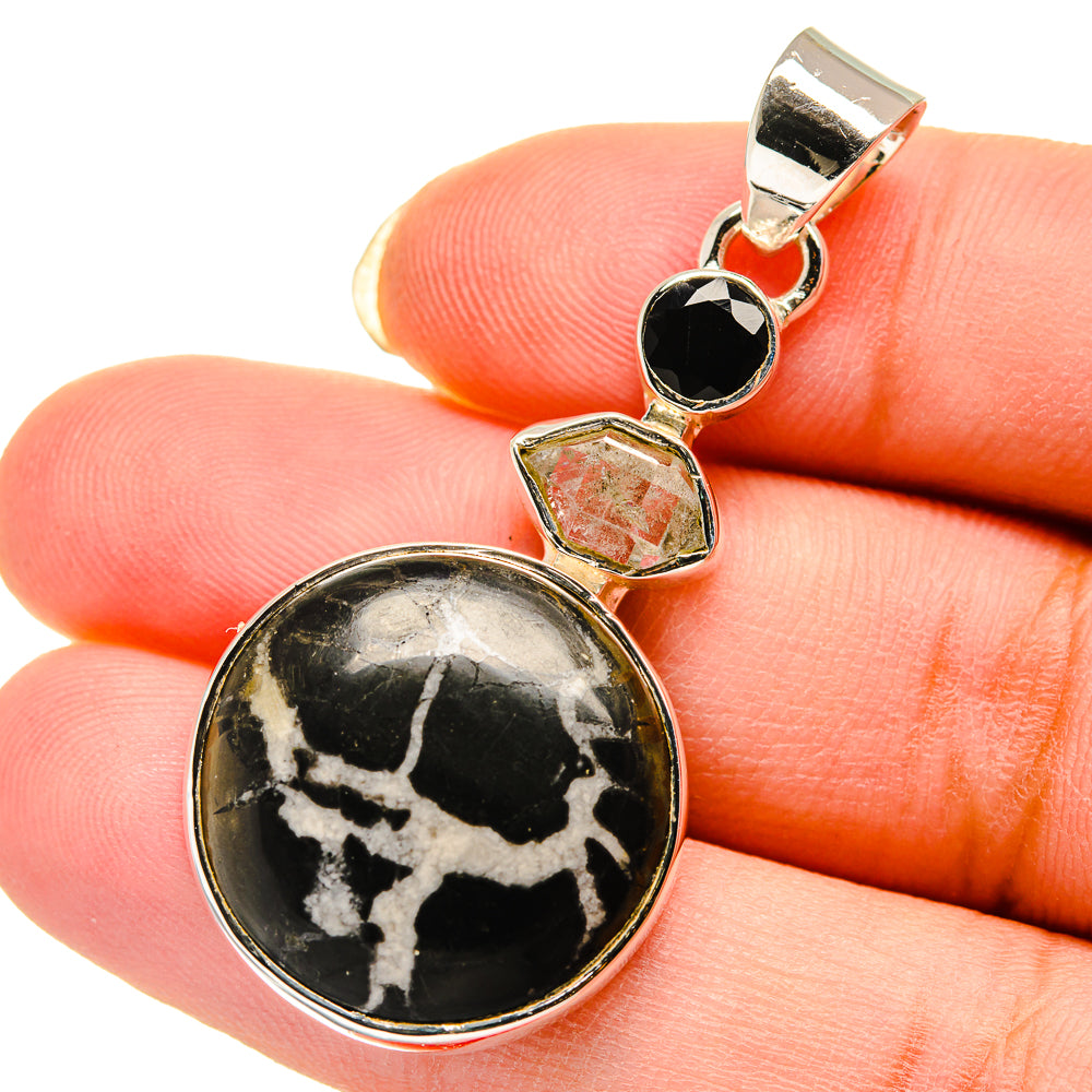 Septarian Geode Pendants handcrafted by Anasilvercos - PD12294