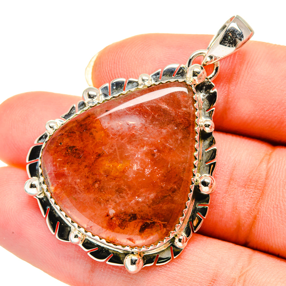 Sunstone Pendants handcrafted by Anasilvercos - PD12298