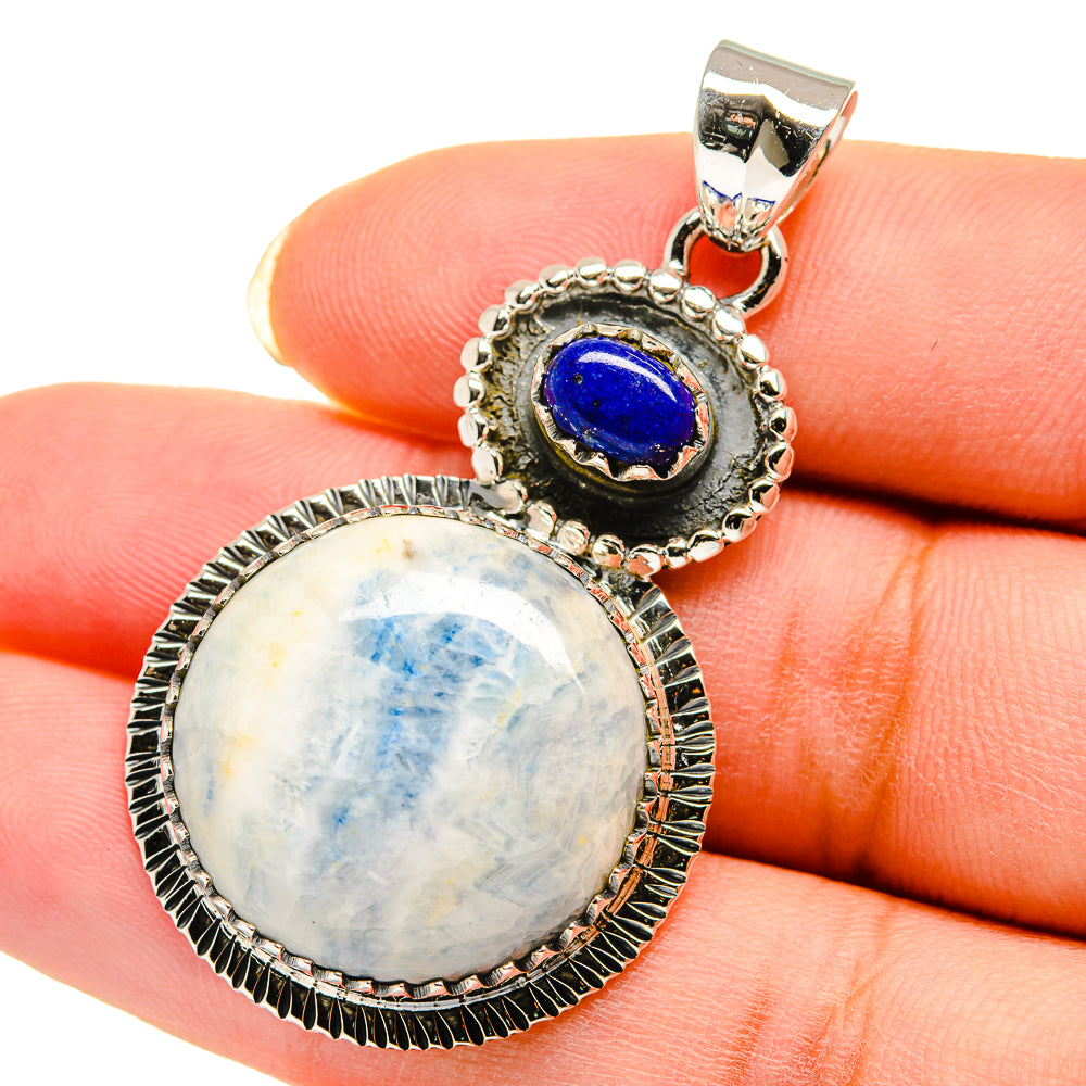 Blue Scheelite Pendants handcrafted by Anasilvercos - PD12305