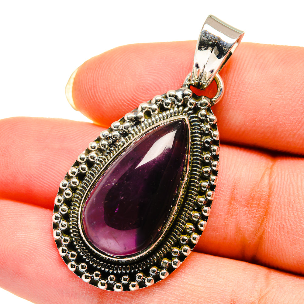Amethyst Pendants handcrafted by Anasilvercos - PD12310