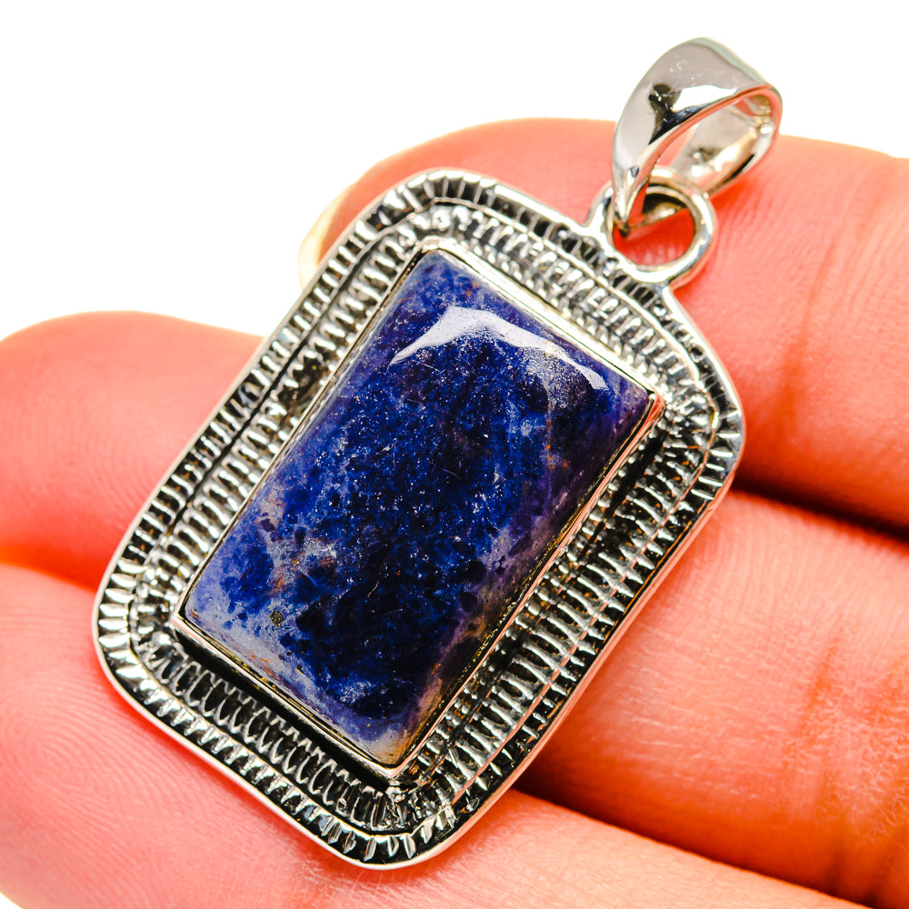Sodalite Pendants handcrafted by Anasilvercos - PD12328