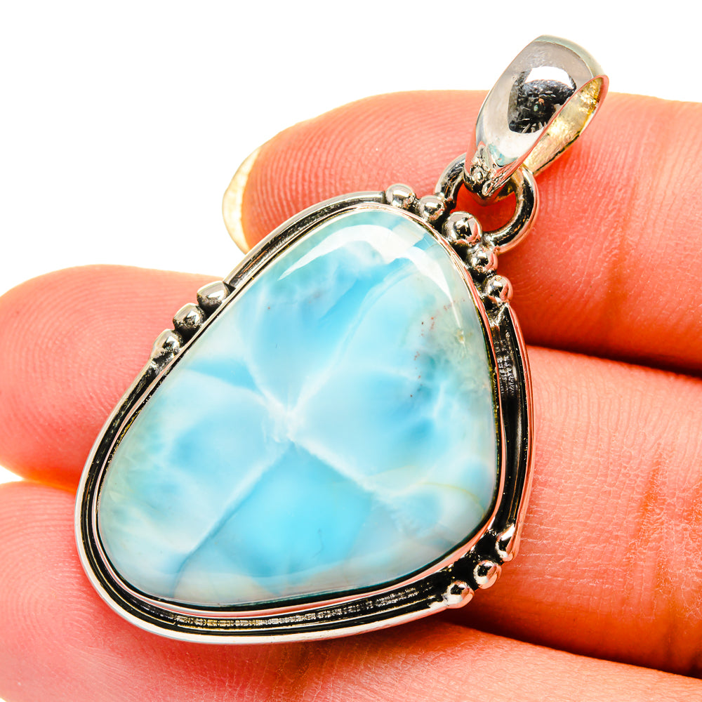 Larimar Pendants handcrafted by Anasilvercos - PD12345