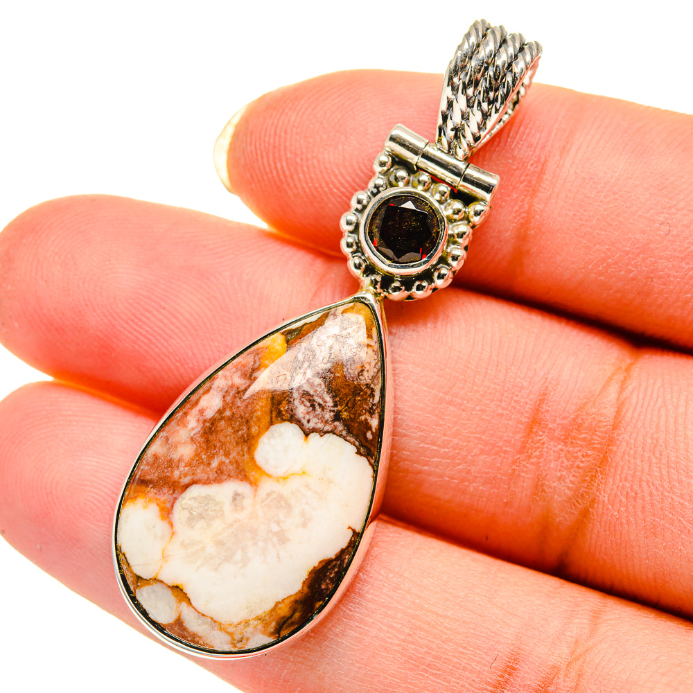 Wild Horse Jasper Pendants handcrafted by Anasilvercos - PD12364