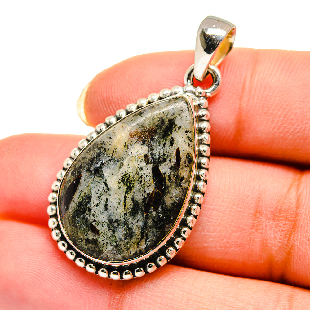Astrophyllite Pendants handcrafted by Anasilvercos - PD12369