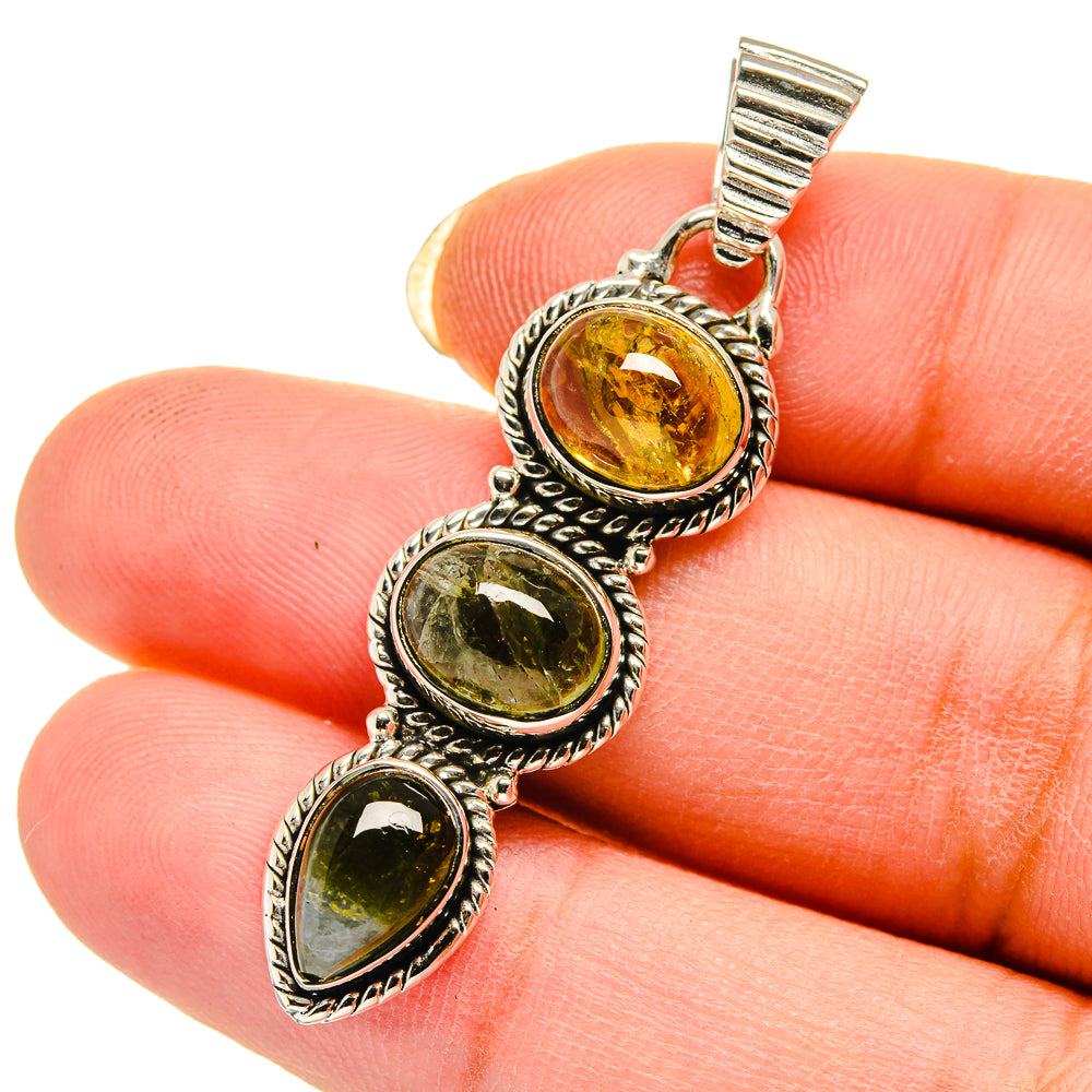 Citrine Pendants handcrafted by Anasilvercos - PD12385