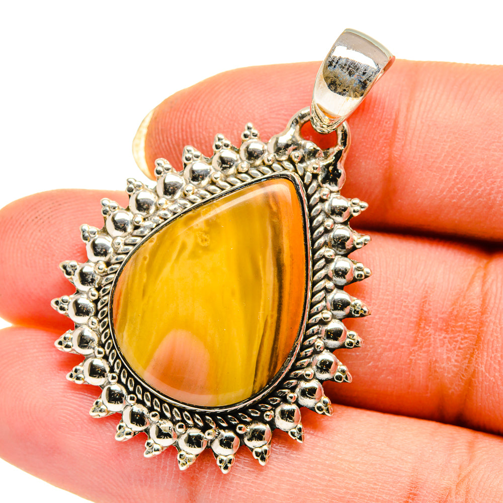 Willow Creek Jasper Pendants handcrafted by Anasilvercos - PD12390