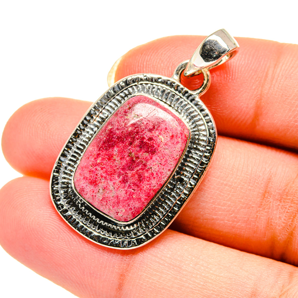 Thulite Pendants handcrafted by Anasilvercos - PD12398