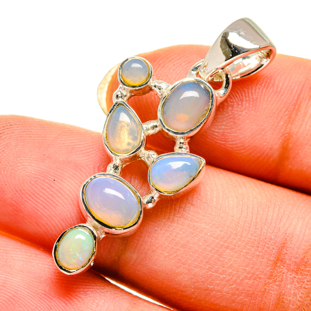 Ethiopian Opal Pendants handcrafted by Anasilvercos - PD12421