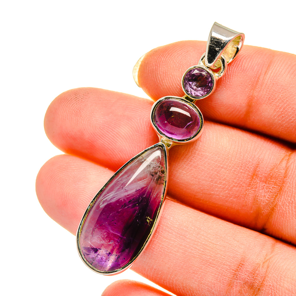 Amethyst Pendants handcrafted by Anasilvercos - PD12432
