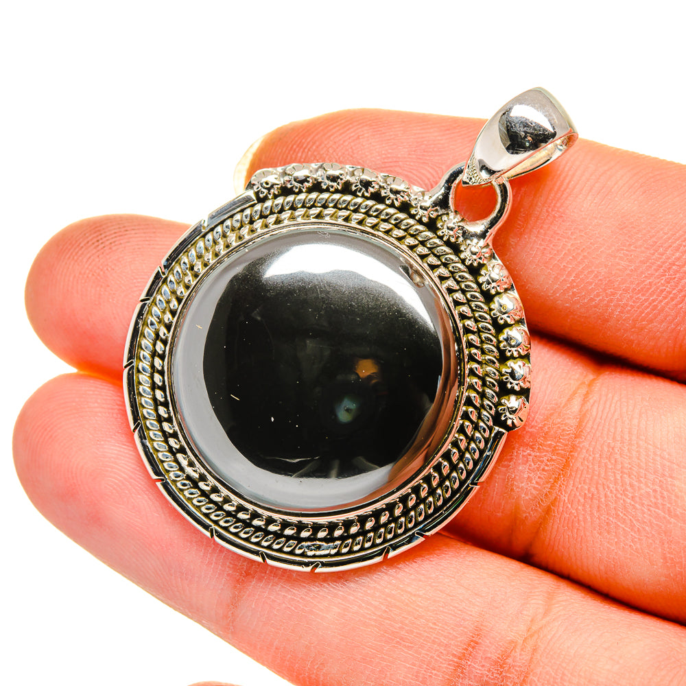 Hematite Pendants handcrafted by Anasilvercos - PD12446