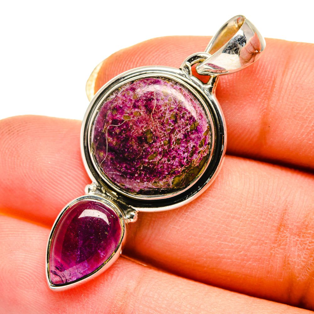 Stichtite Pendants handcrafted by Anasilvercos - PD12456
