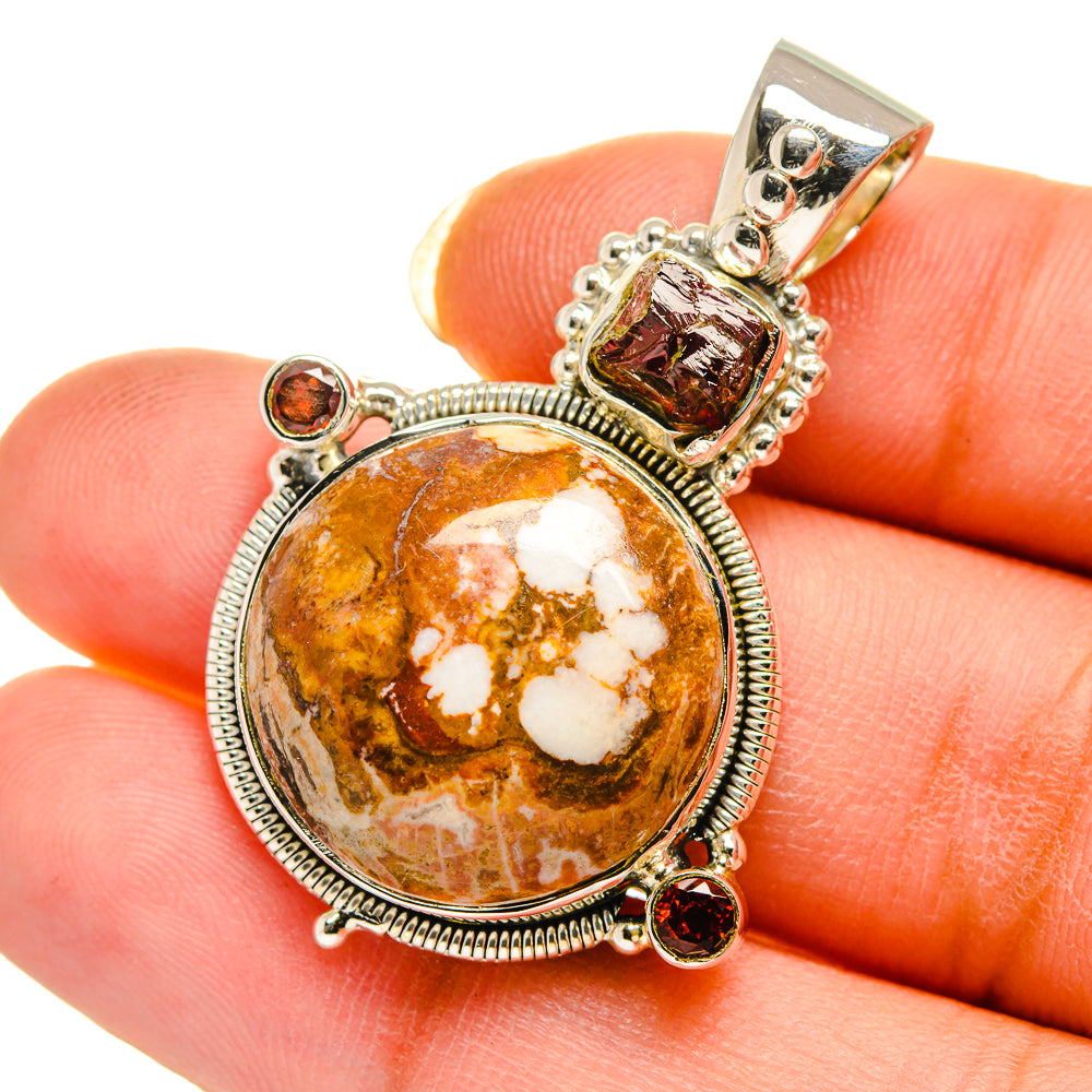 Wild Horse Jasper Pendants handcrafted by Anasilvercos - PD12457