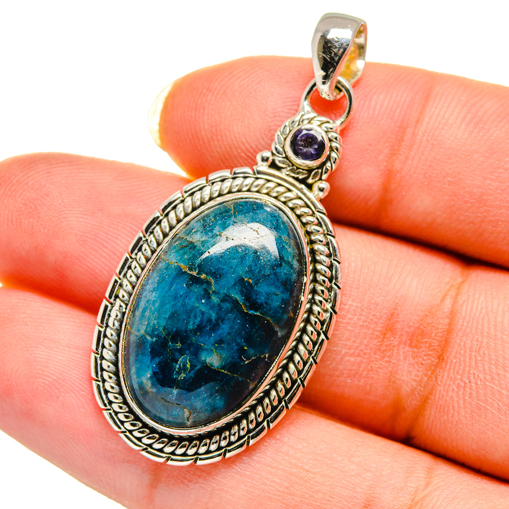 Apatite Pendants handcrafted by Anasilvercos - PD12474