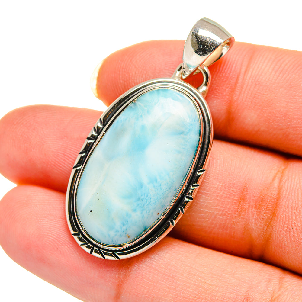 Larimar Pendants handcrafted by Anasilvercos - PD12476