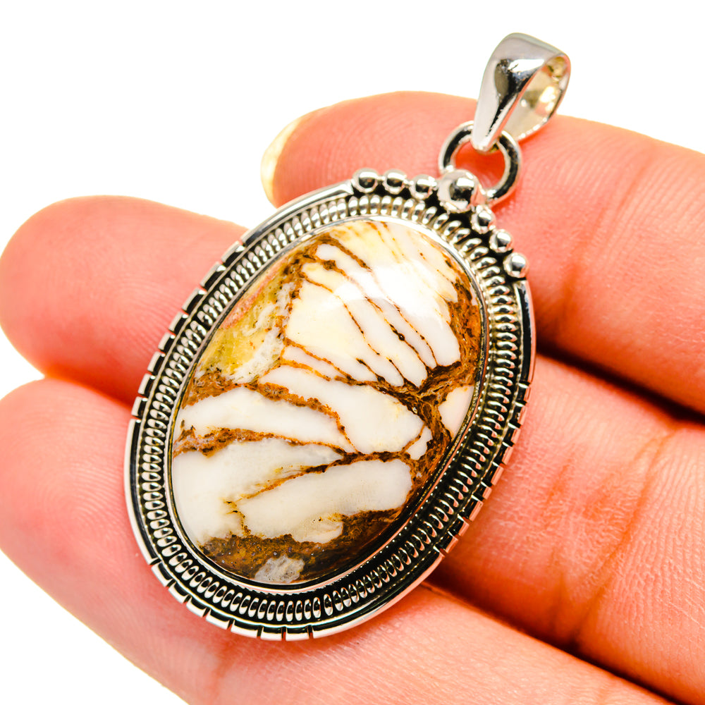 Peanut Wood Jasper Pendants handcrafted by Anasilvercos - PD12507