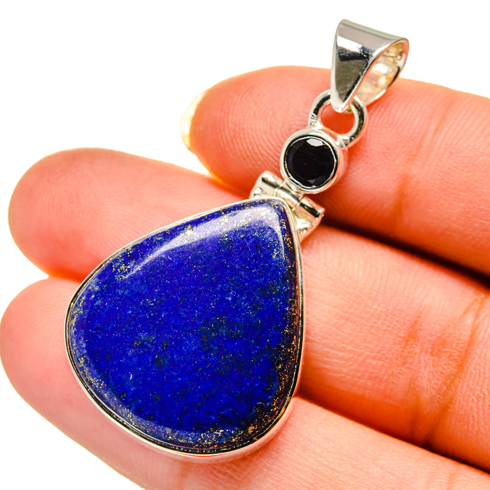 Lapis Lazuli Pendants handcrafted by Anasilvercos - PD12522