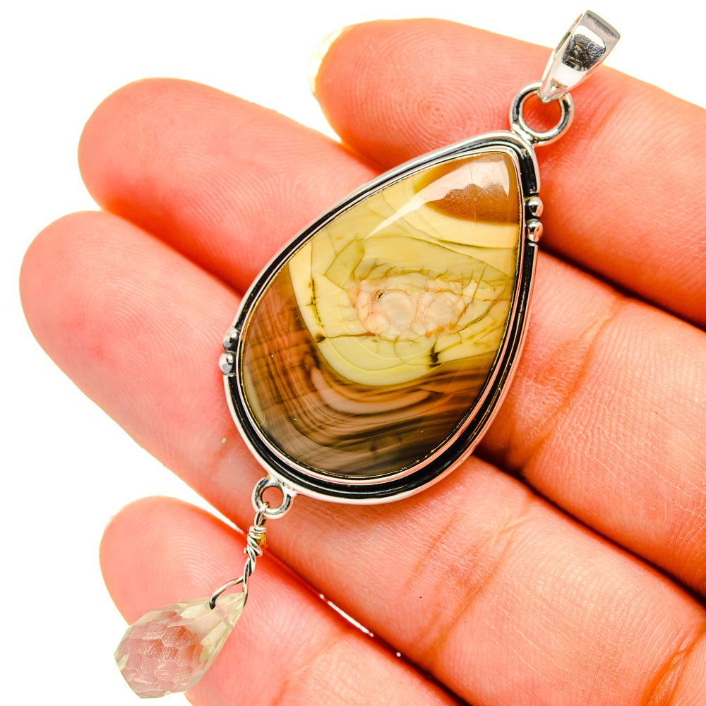 Willow Creek Jasper Pendants handcrafted by Anasilvercos - PD12526