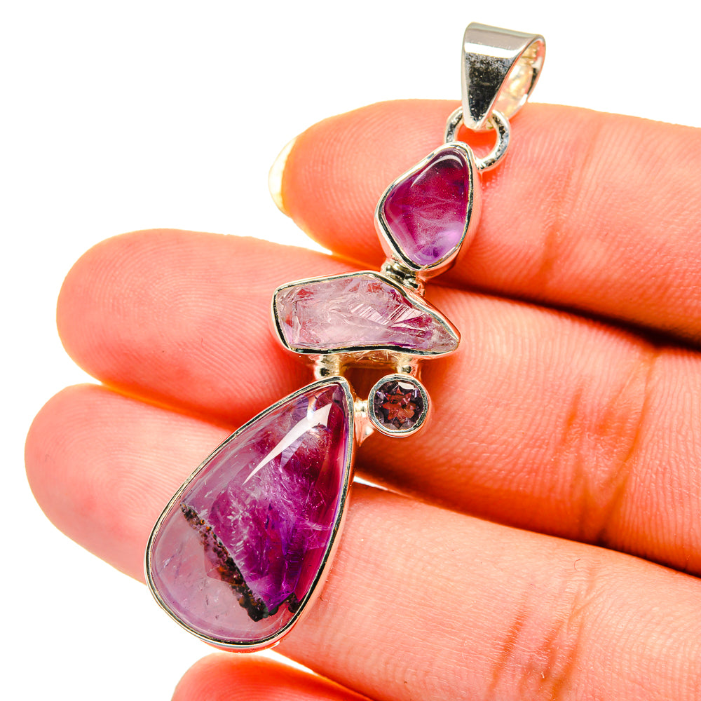 Amethyst Pendants handcrafted by Anasilvercos - PD12580