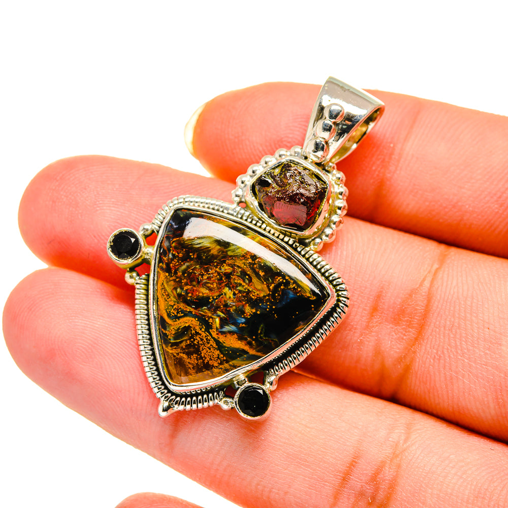 Pietersite Pendants handcrafted by Anasilvercos - PD12586